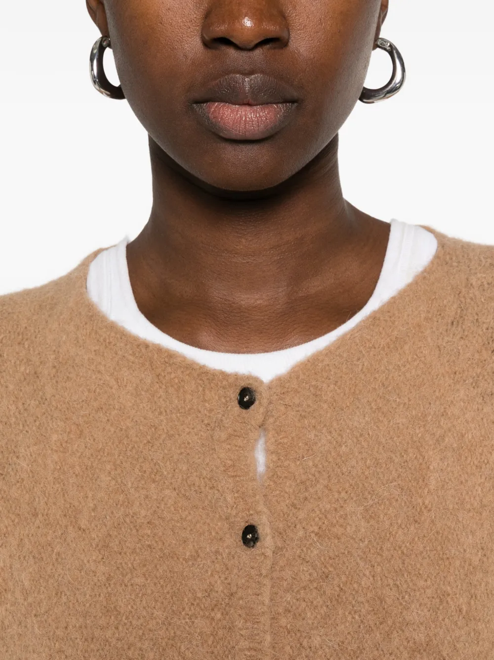 Liviana Conti Vest met korte mouwen Beige