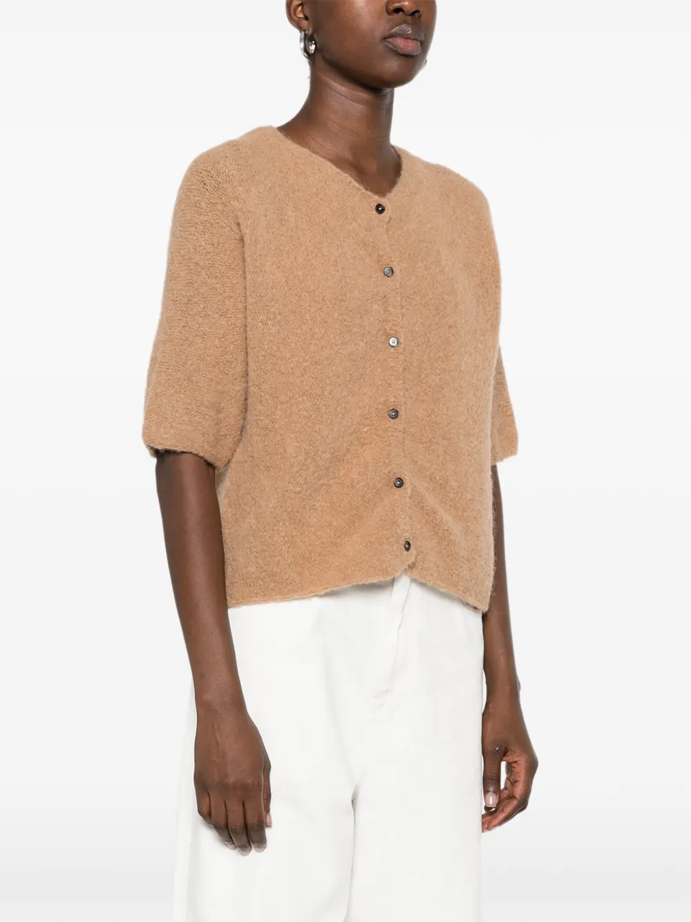 Liviana Conti Vest met korte mouwen Beige