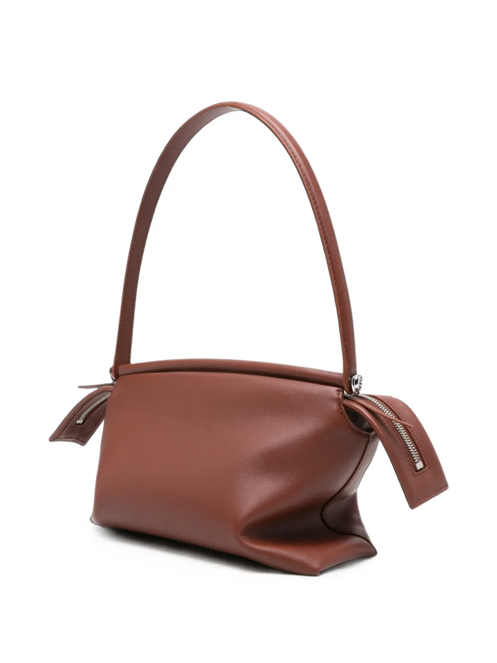LOEWE Whisker kleine leren shopper Bruin