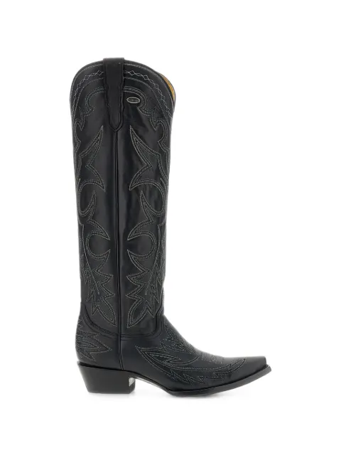 Mexicana Fantasia 17 embroidered leather boots