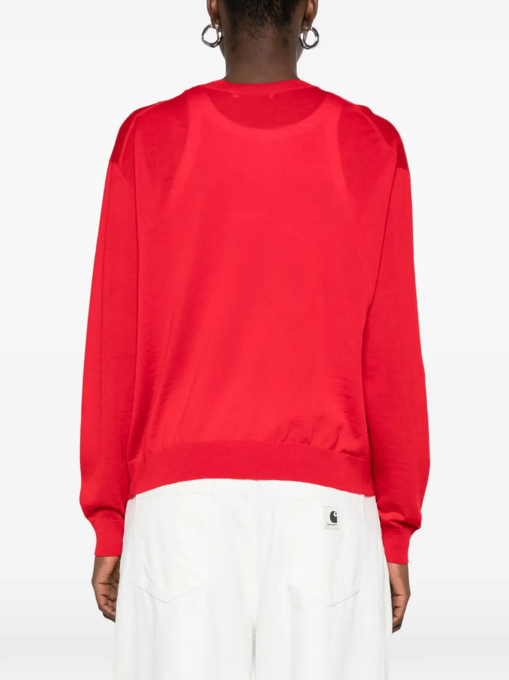 Liviana Conti Trui met V-hals Rood