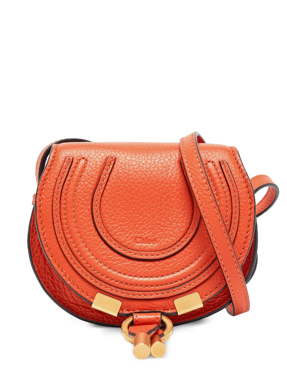 Chloé Pre-Owned Nano Marcie Umhängetasche - Orange