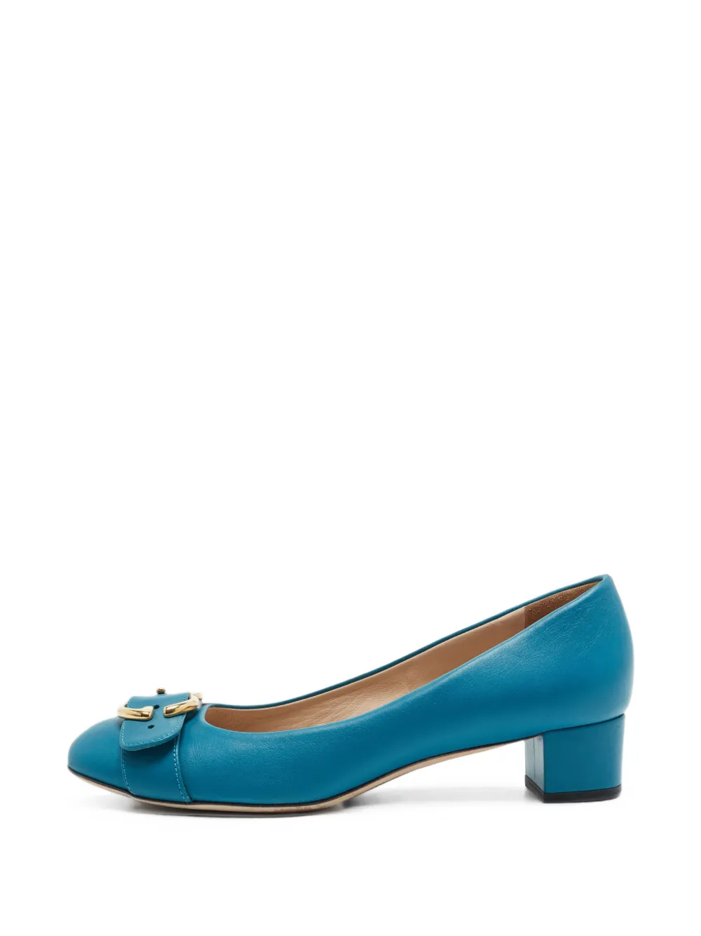 Gucci Pre-Owned Pumps mit GG-Schnalle - Blau