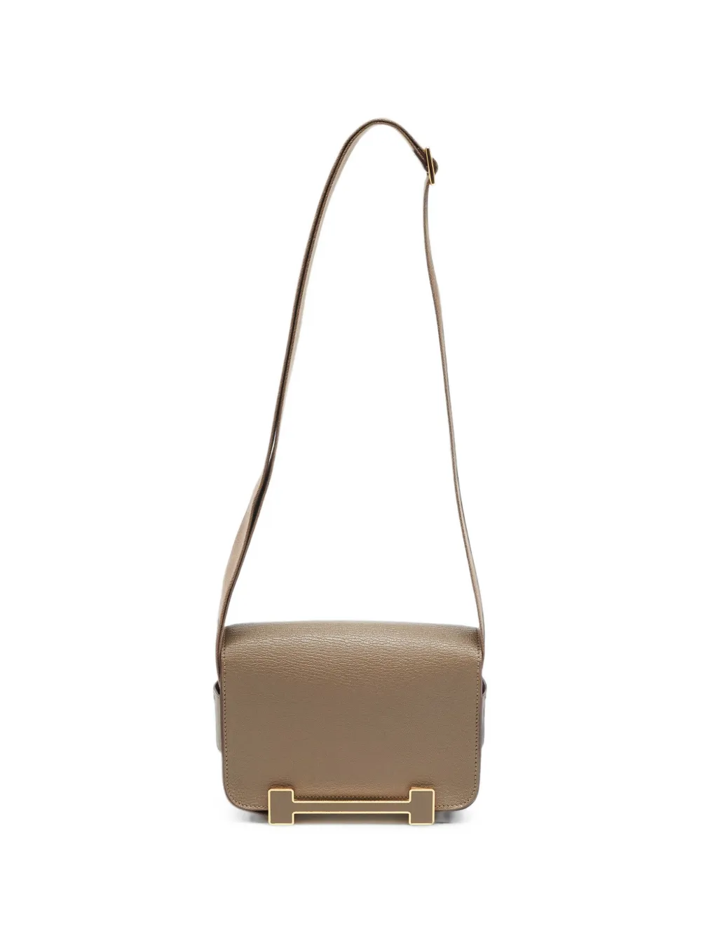 Hermès Pre-Owned 2023 Geta logo-plaque shoulder bag - Grigio