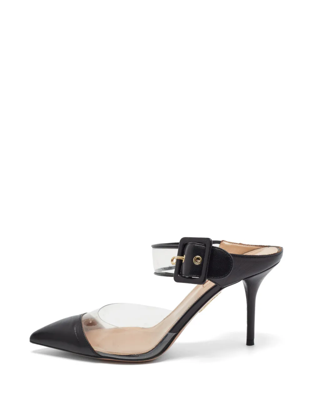 Aquazzura Optic buckle-strap sandals - Nero