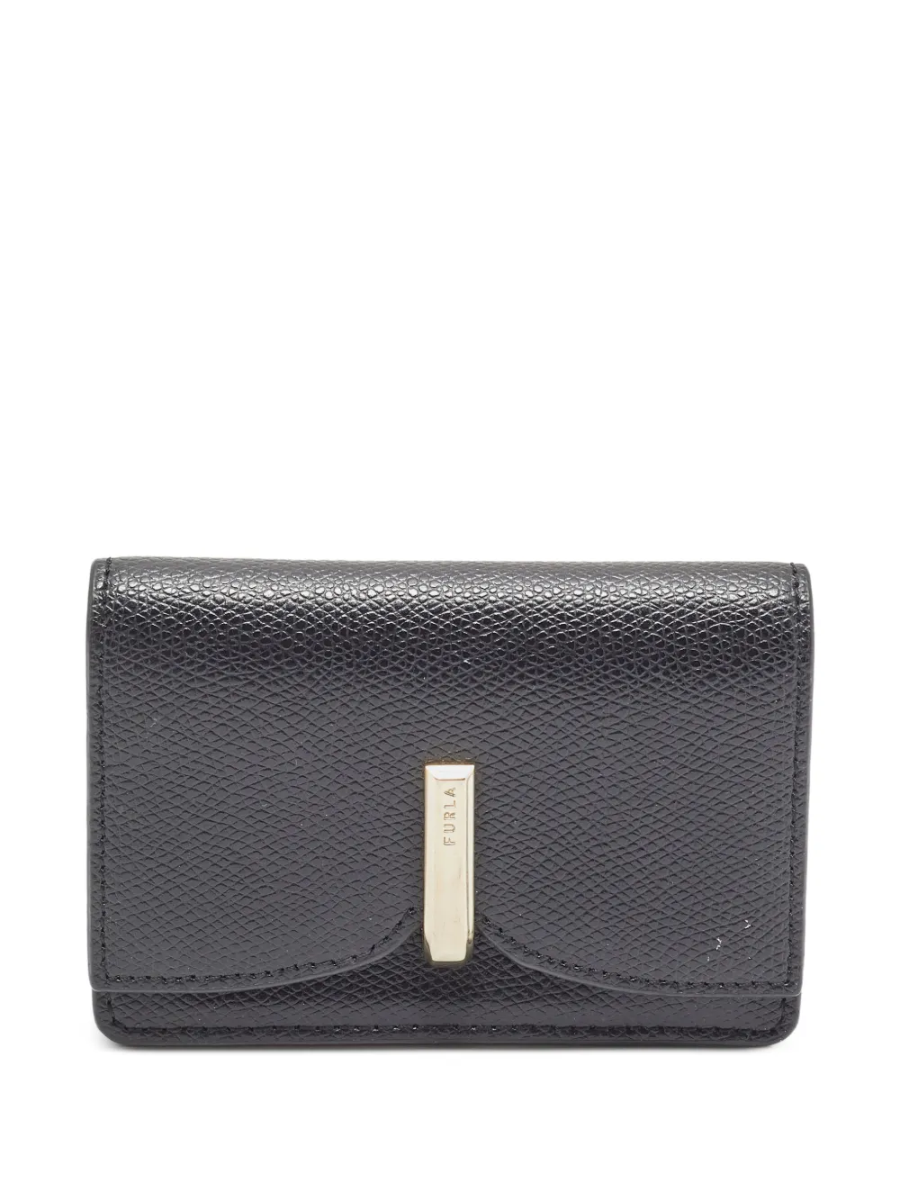 Furla logo-engraved wallet - Nero