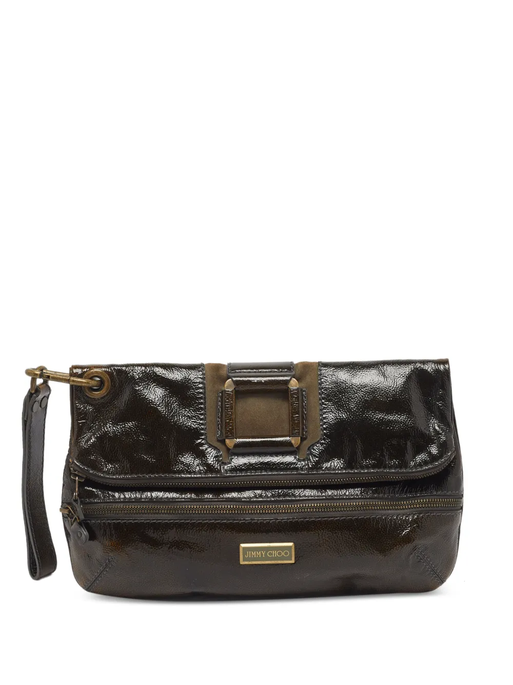 Jimmy Choo Pre-Owned pochette Mave à rabat - Marron Jimmy Choo Pre-Owned pochette Mave à rabat - Marron