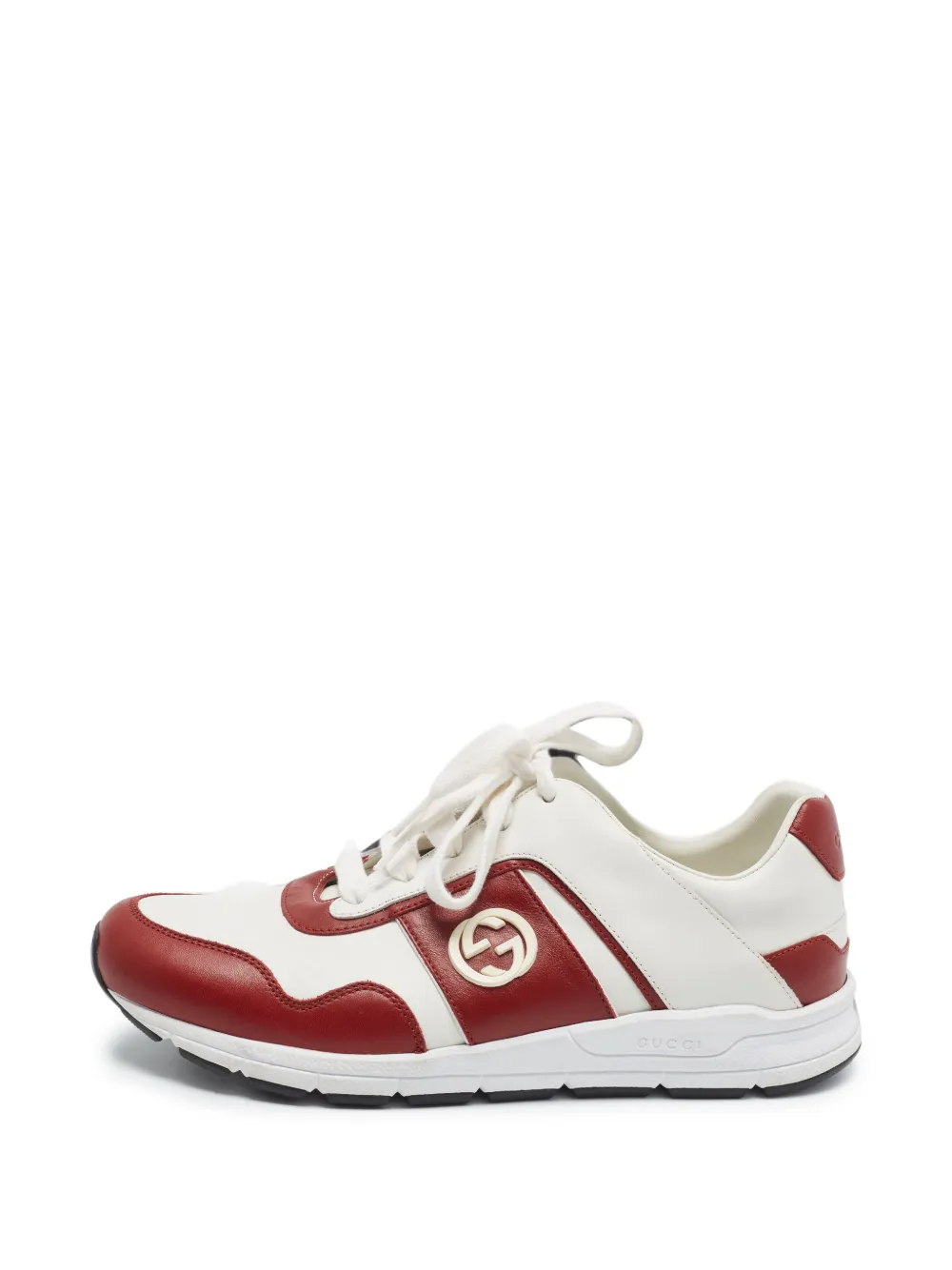 Gucci Pre-Owned baskets GG en cuir - Blanc