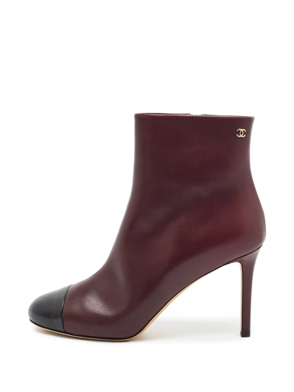 CHANEL Pre-Owned CC cap-toe ankle boots - Red