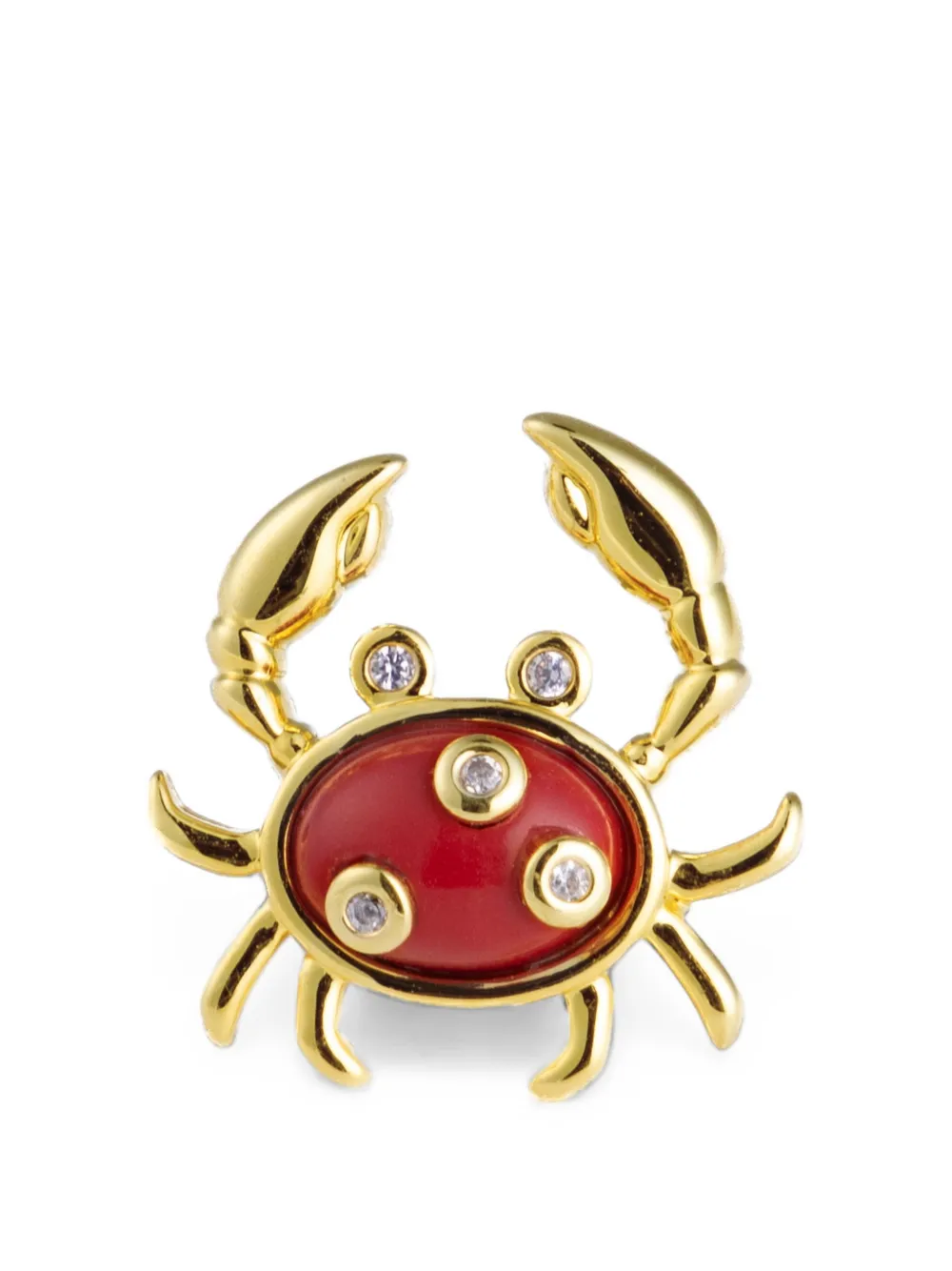 Eshvi Coral Crab stud earrings