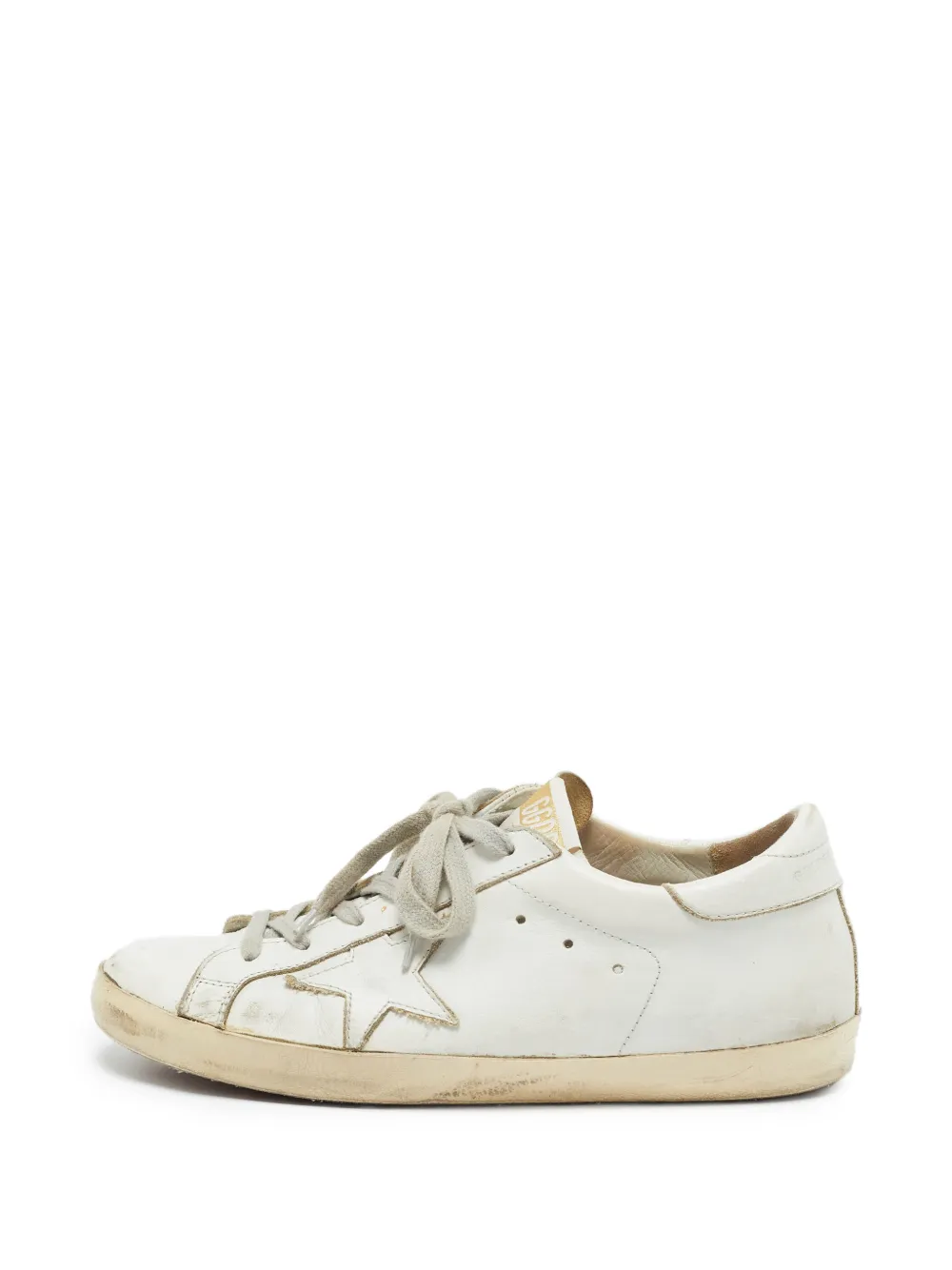 Golden Goose Super Star lace-up sneakers - White