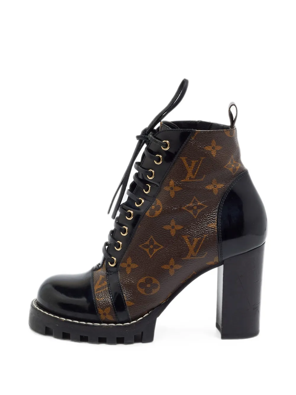 Louis Vuitton Pre-Owned bottines Star Trail Monogram - Marron Louis Vuitton Pre-Owned bottines Star Trail Monogram - Marron