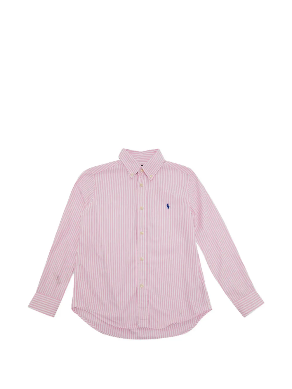 Polo Ralph Lauren Vintage striped Polo Pony shirt Roze