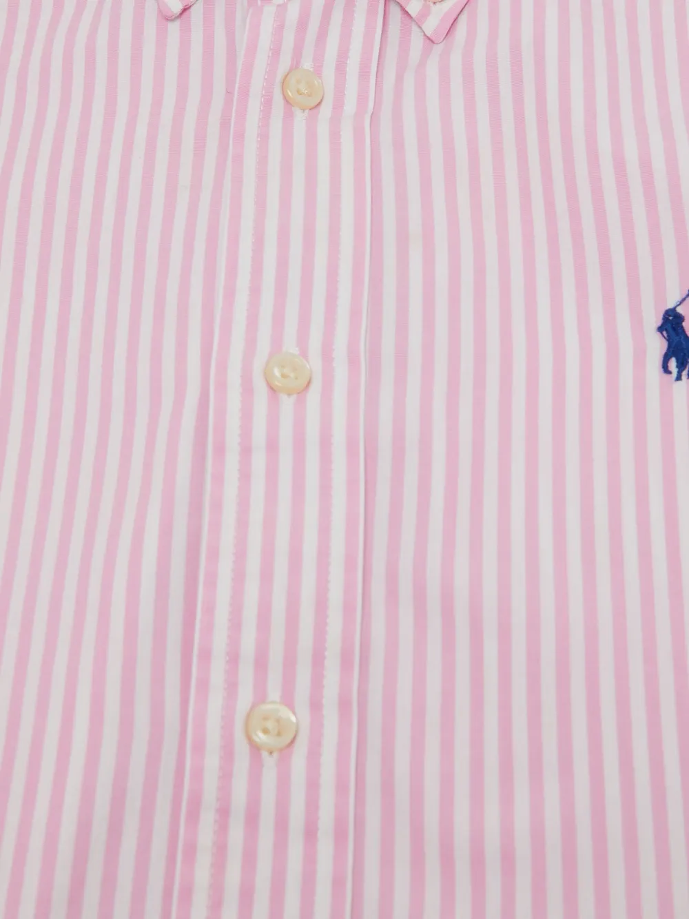 Polo Ralph Lauren Vintage striped Polo Pony shirt Roze