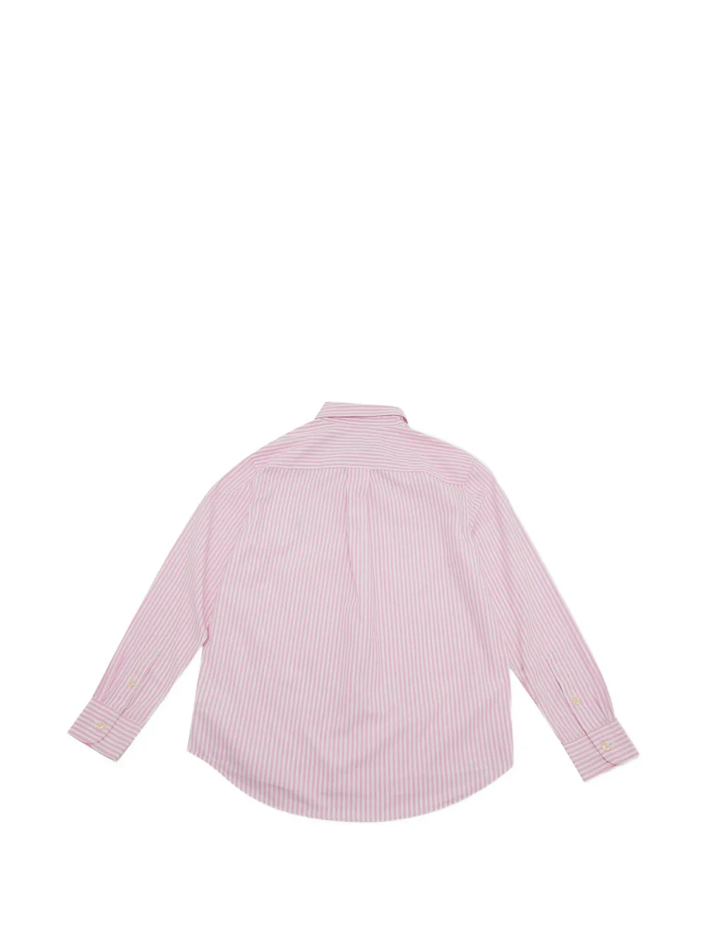 Polo Ralph Lauren Vintage striped Polo Pony shirt Roze