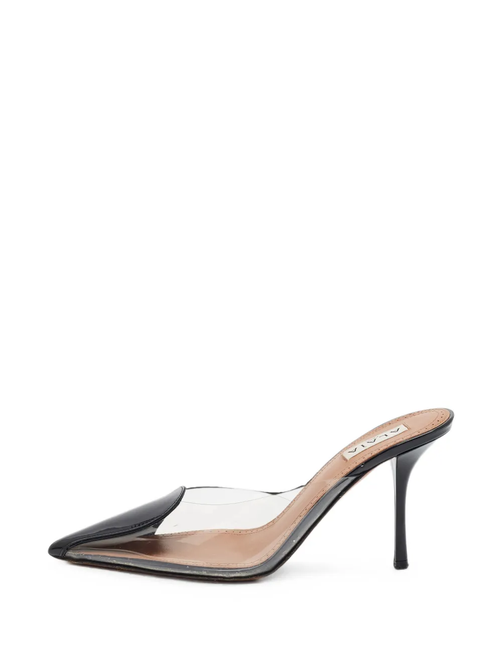 Alaïa Pre-Owned mules Le Cœur en cuir verni - Noir