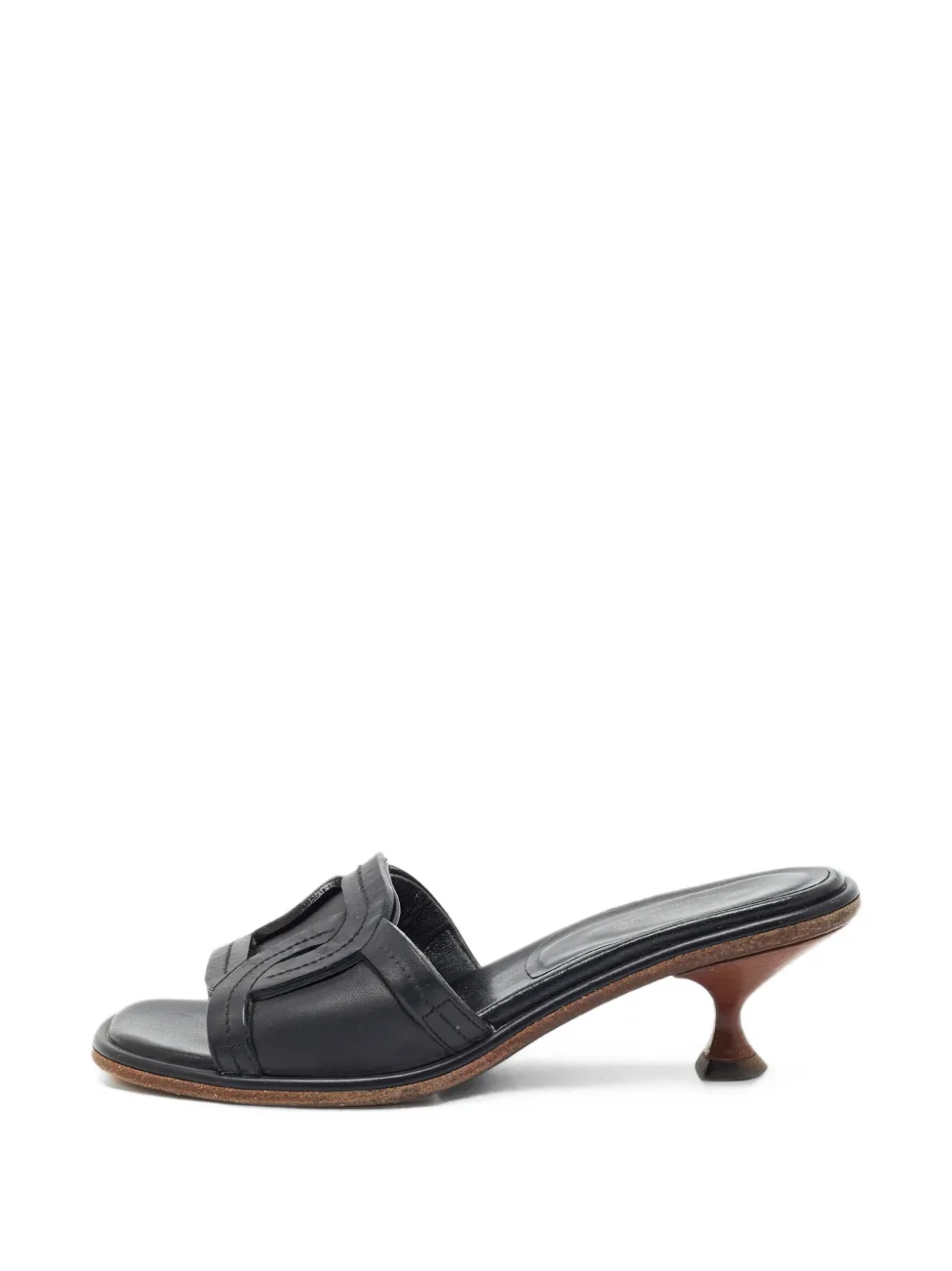 Tod's Vintage Kate Pantoletten mit Kitten-Heel-Absatz - Schwarz