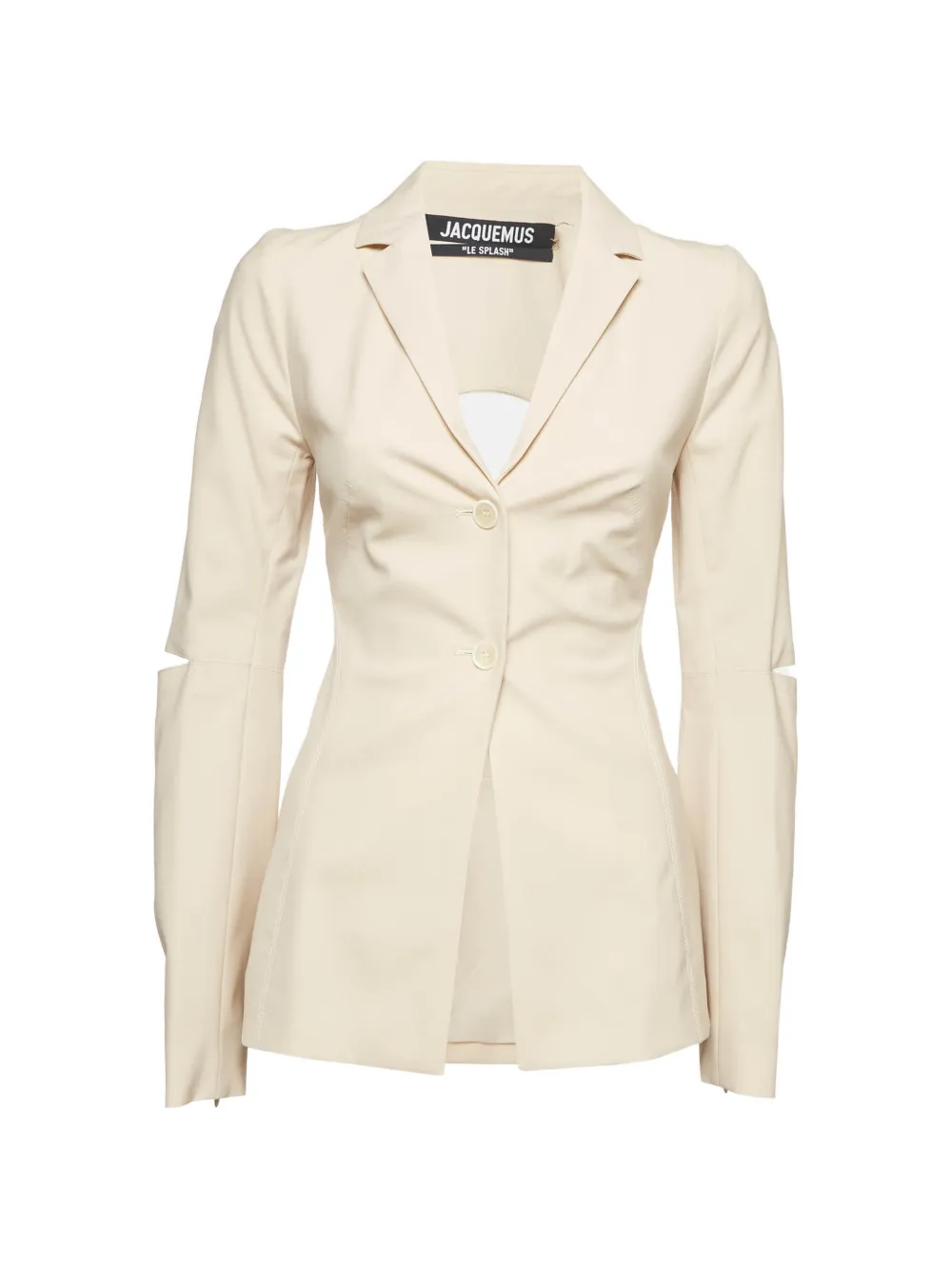 Jacquemus Pre-Owned 2022 Le Splash cutout blazer - Toni neutri