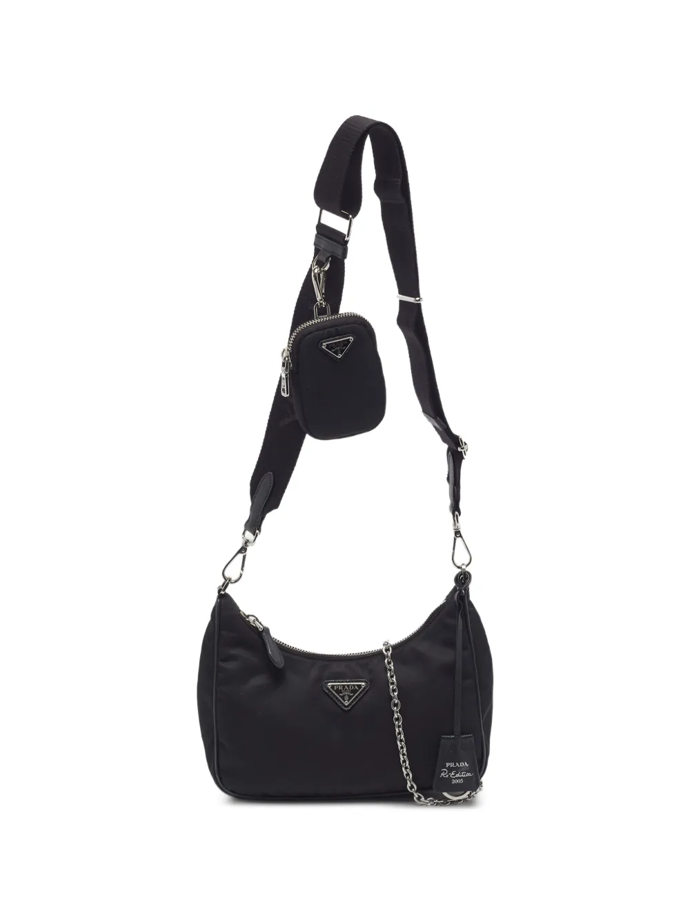 Prada Pre-Owned sac porté épaule Re-Edition 2005 - Noir