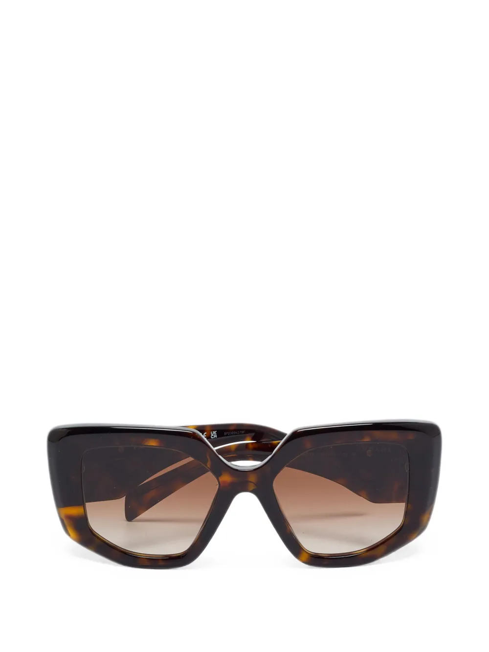 Prada Pre-Owned lunettes de soleil à monture papillon - Marron Prada Pre-Owned lunettes de soleil à monture papillon - Marron