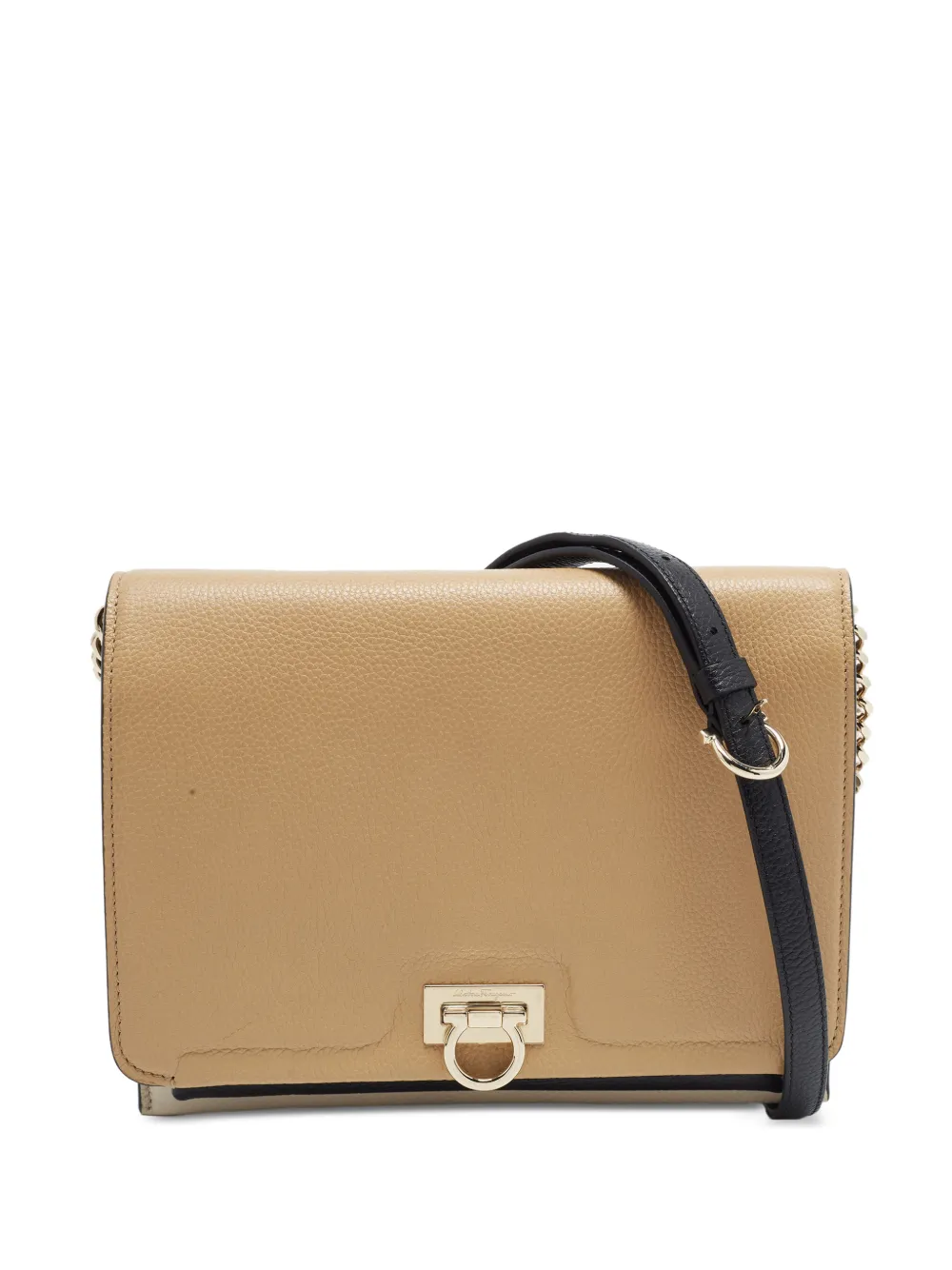 Ferragamo Pre-Owned Trifolio flap shoulder bag - Neutrals