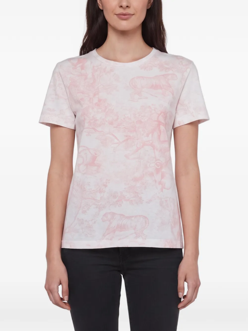 Christian Dior Pre-Owned Dioriviera-print T-shirt - White