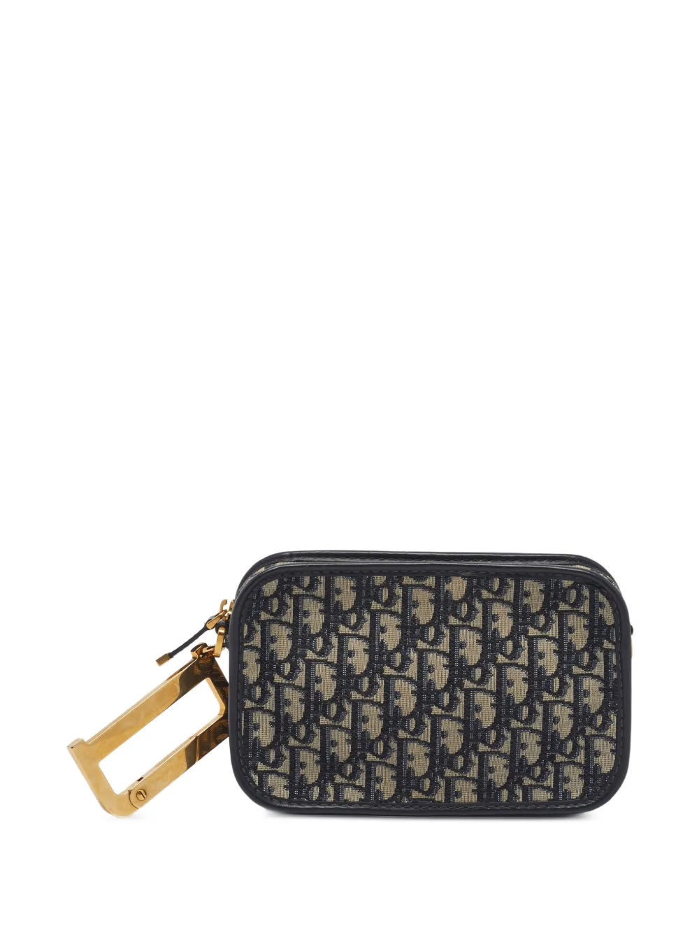 Christian Dior Pre-Owned 2018 Diorquake Oblique Clutch aus Canvas - Blau