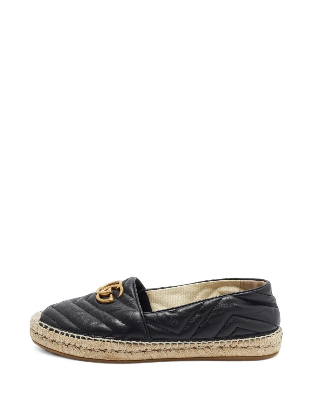 Gucci Pre-Owned espadrilles GG Marmont - Noir Gucci Pre-Owned espadrilles GG Marmont - Noir