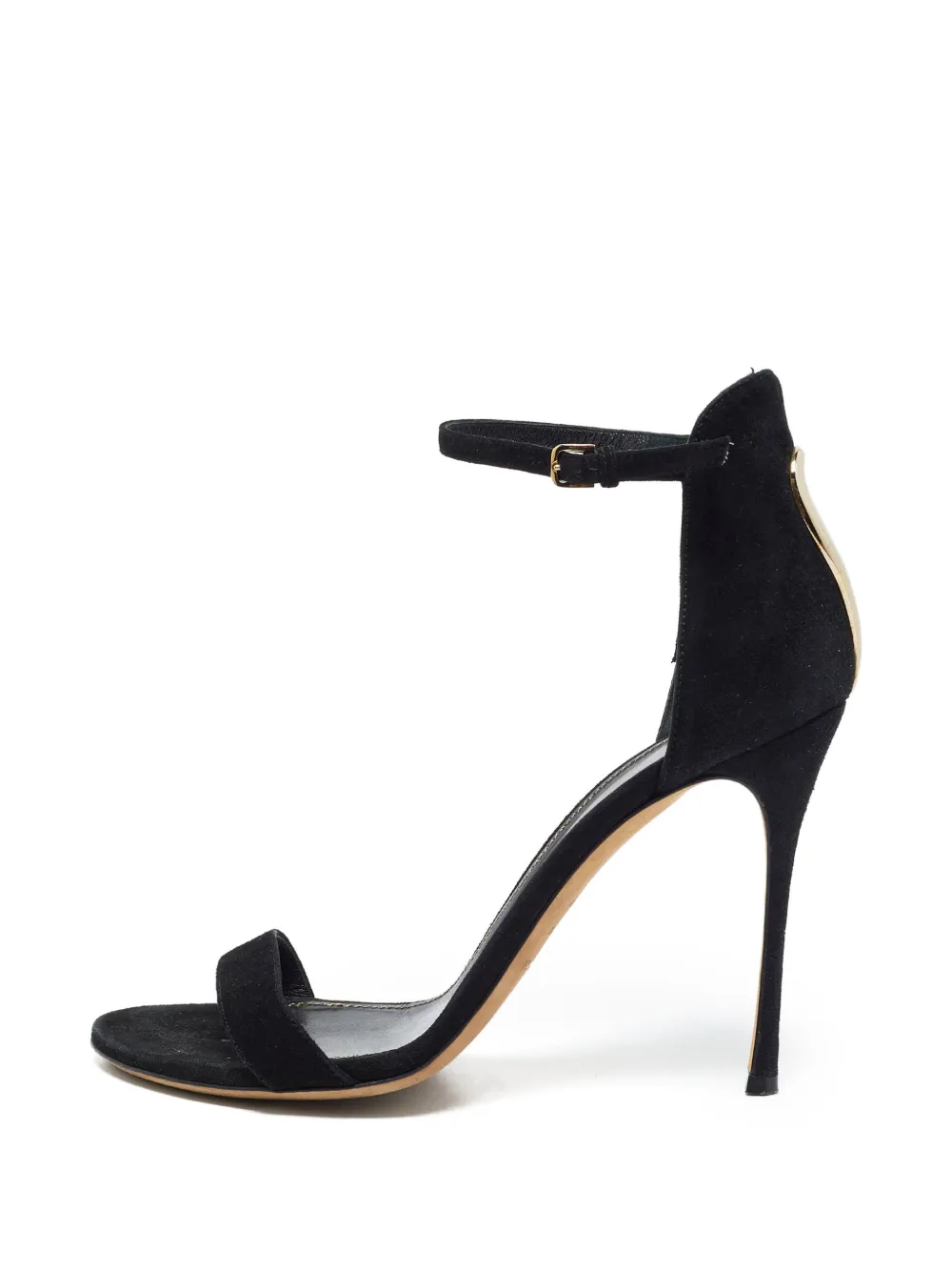 Sergio Rossi Sandalen mit Knöchelriemen - Schwarz