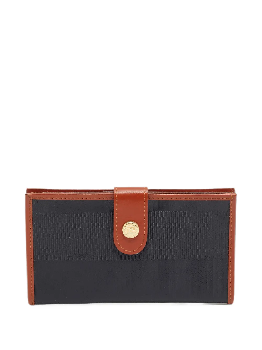 Fendi Pre-Owned striped bifold wallet - Nero