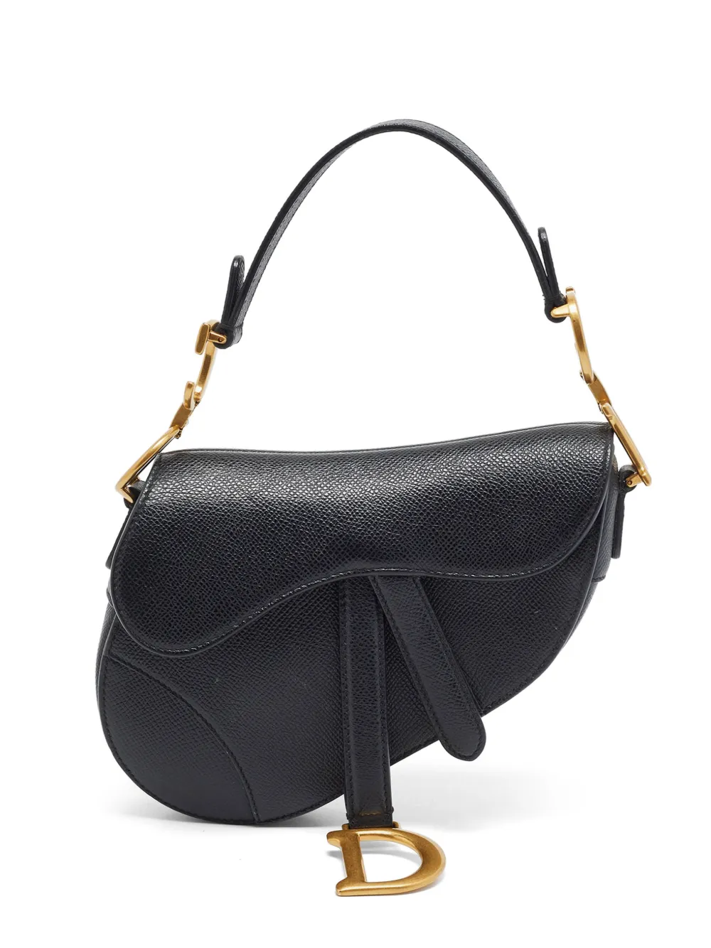Christian Dior Pre-Owned 2021 Saddle Mini-Tasche - Schwarz