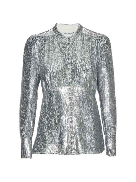 Paco Rabanne Pre-Owned fil coupé button-front blouse