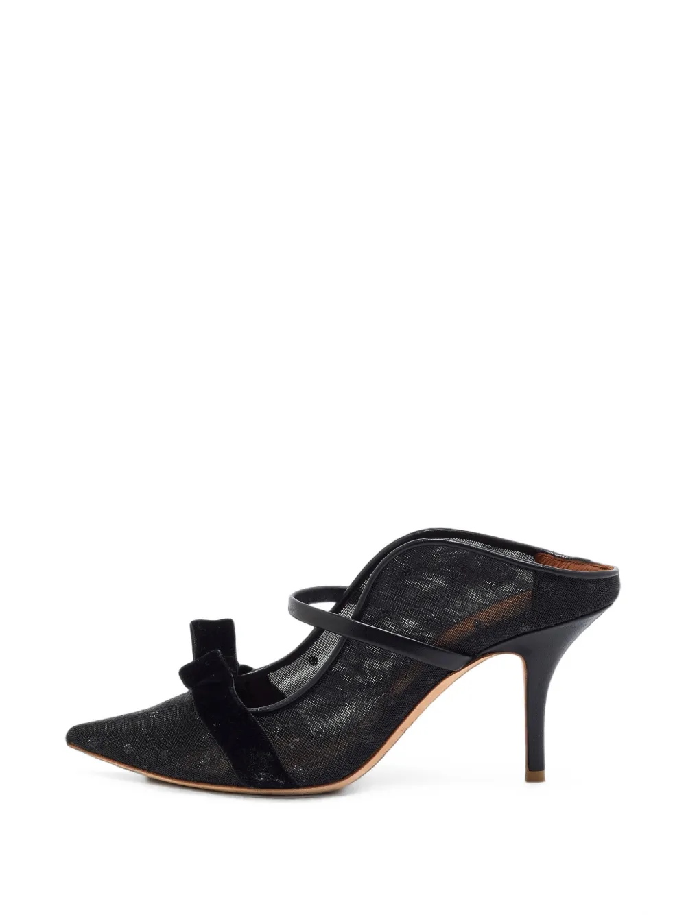 Malone Souliers Margueritee mesh mules - Nero