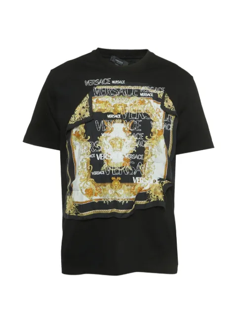 Versace Pre-Owned 메두사 르네상스 그래픽 프린트 티셔츠