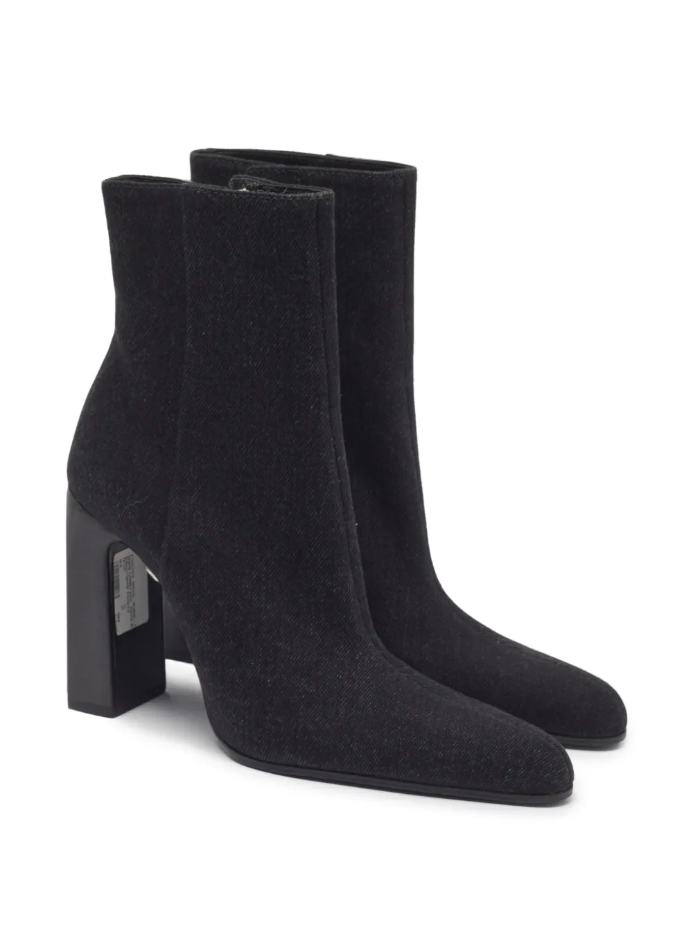 Balenciaga Pre-Owned bottines à bout carré - Noir Balenciaga Pre-Owned bottines à bout carré - Noir