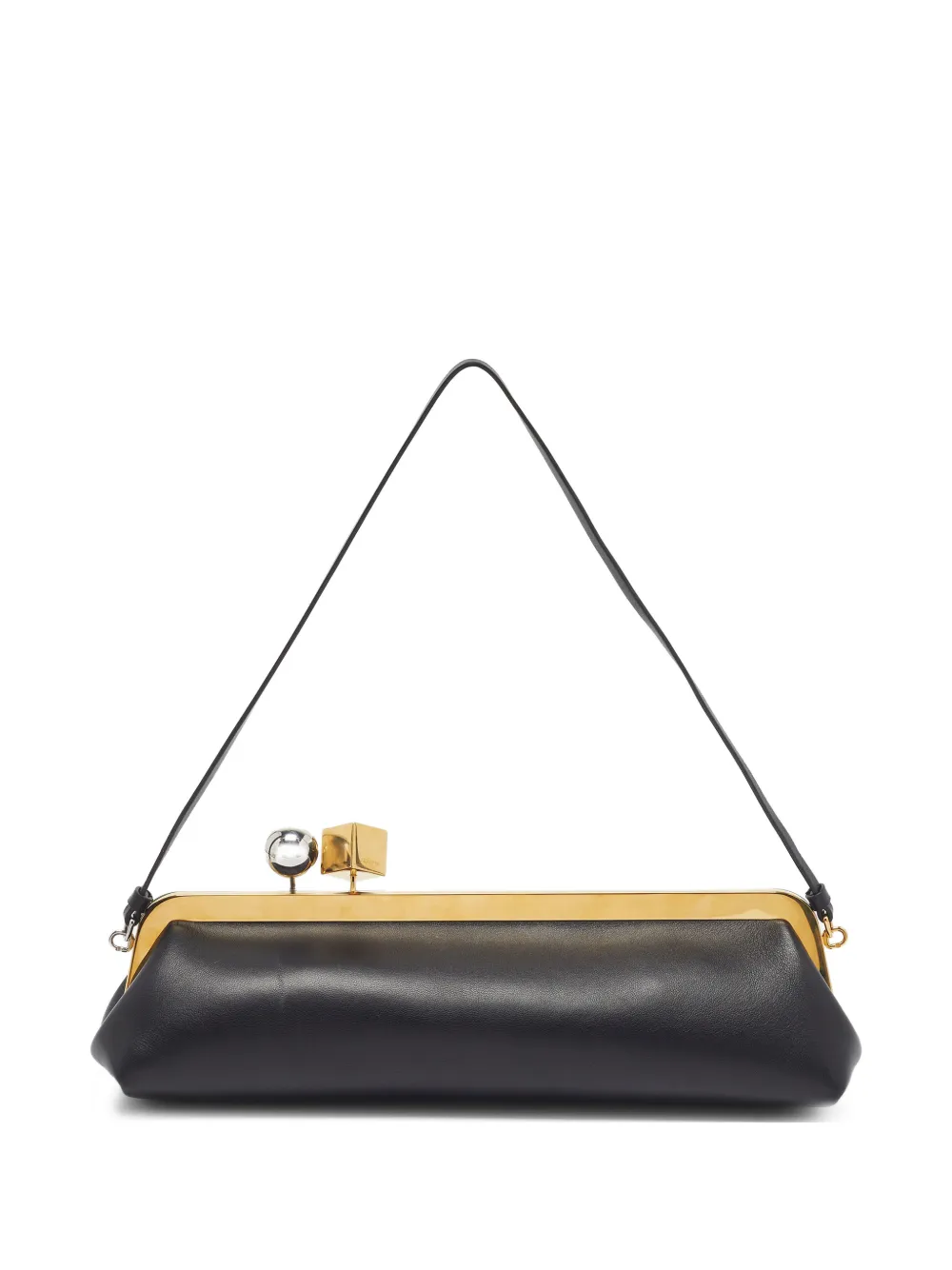 Jacquemus Pre-Owned La Salon clasp clutch bag - Nero