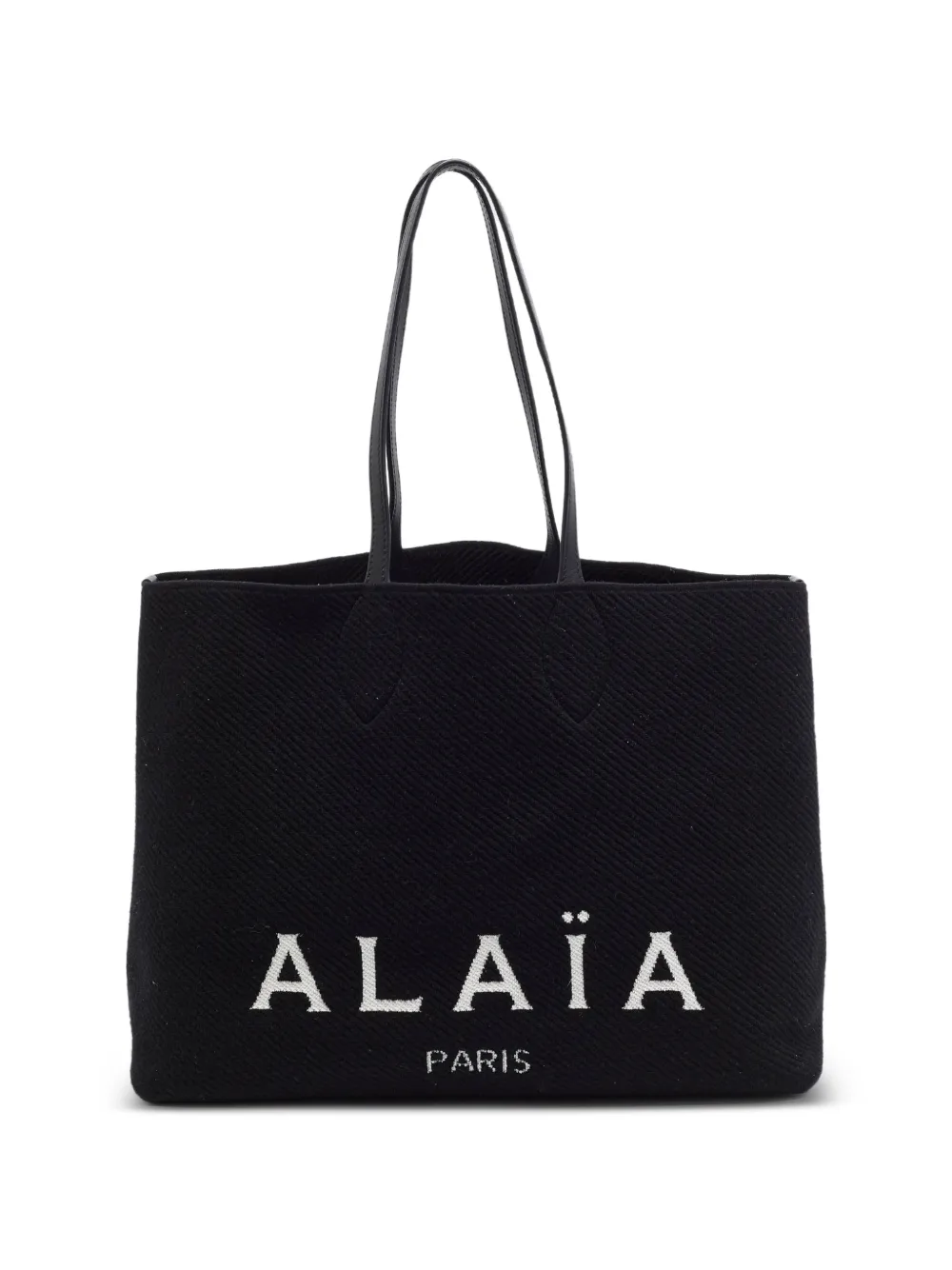 Alaïa Pre-Owned sac cabas à logo - Noir Alaïa Pre-Owned sac cabas à logo - Noir