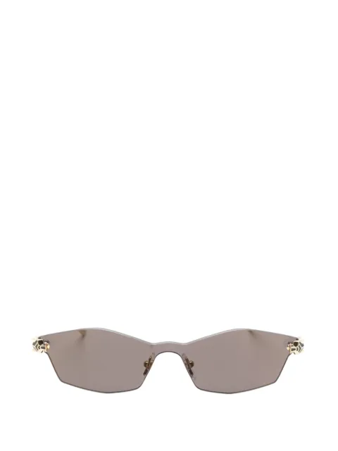 Cartier Eyewear Sonnenbrille mit geometrischem Gestell
