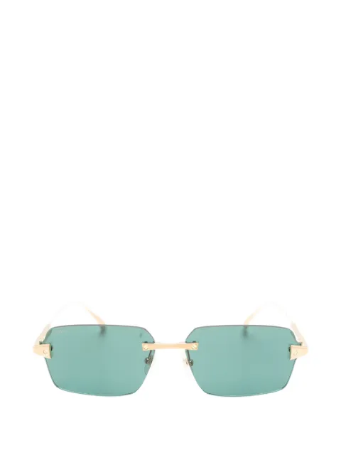 Cartier Eyewear Santos de Cartier Sonnenbrille mit rechteckigem Gestell