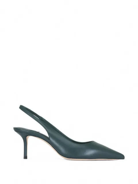 pointed-toe slingback sandals