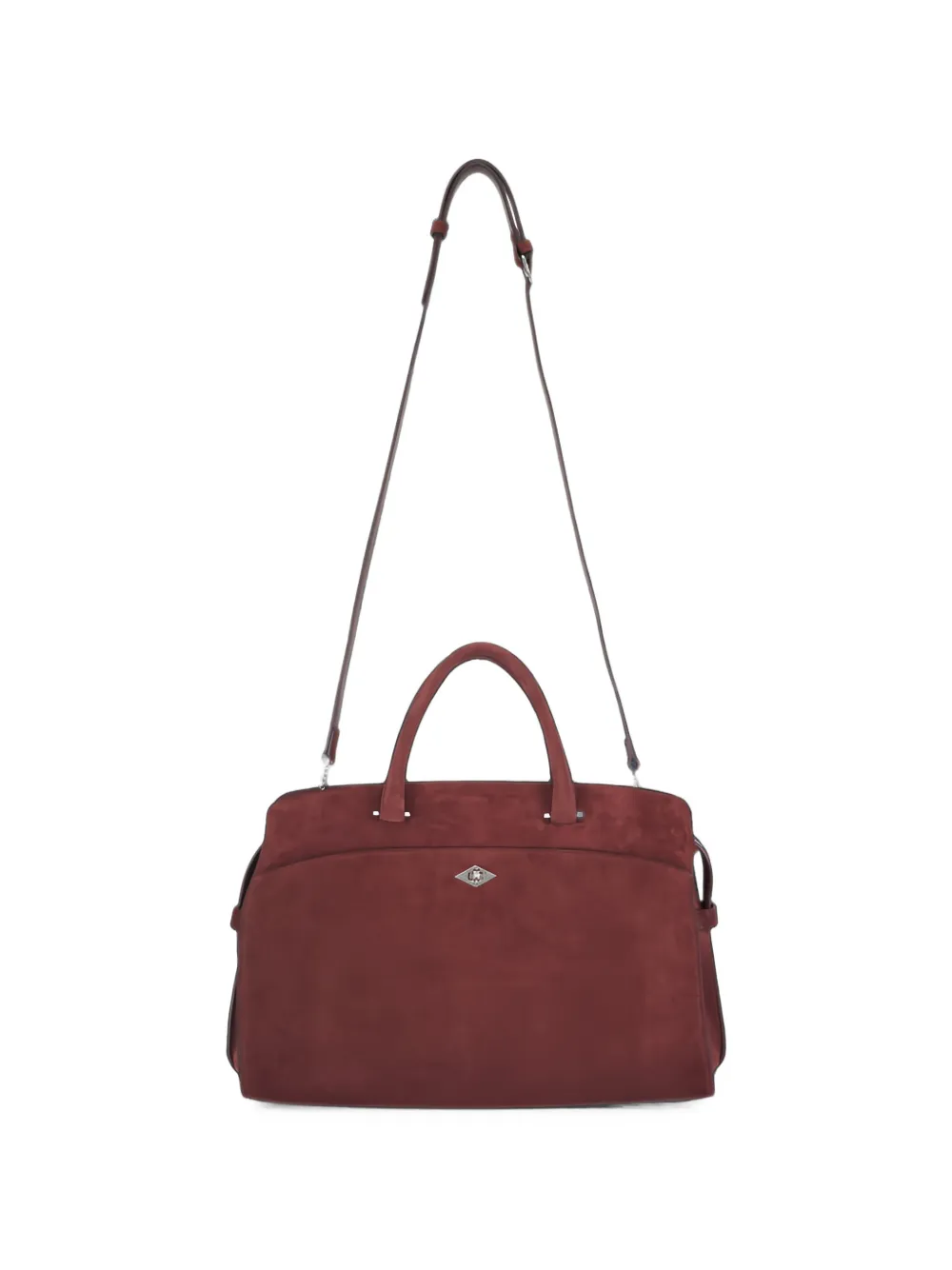 Metier Private Eye Leather Satchel Bag In Blue