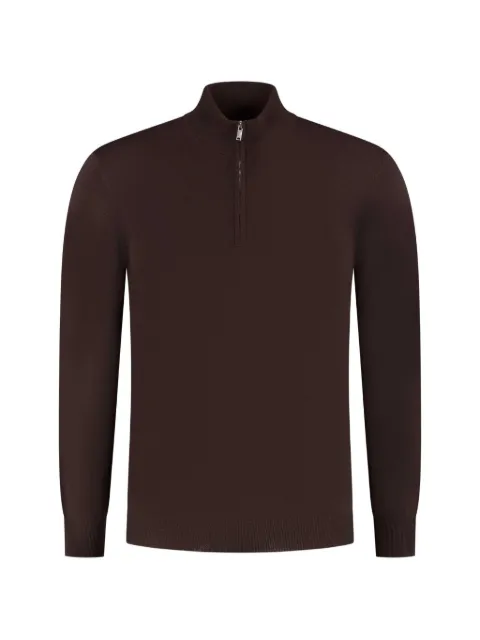 Zanone jersey Flexwool con media cremallera