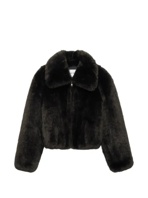 STAND STUDIO Aya faux-fur jacket