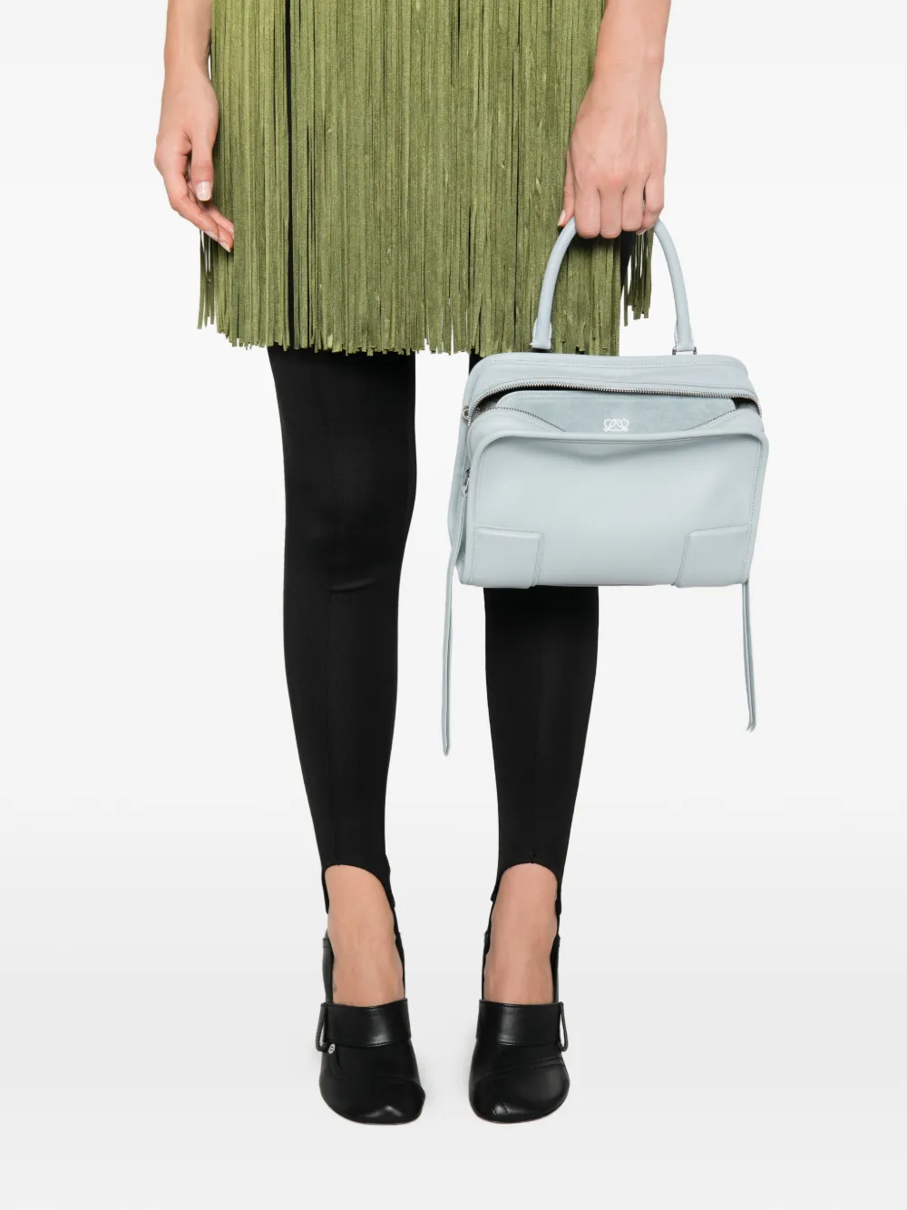 LOEWE Amazona kleine shopper Blauw