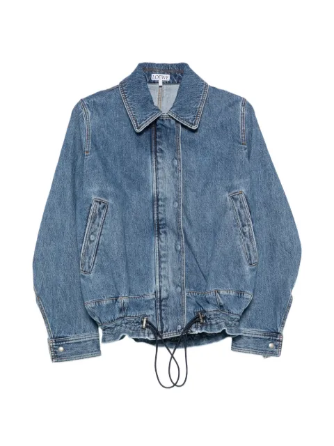 LOEWE drawstring denim jacket