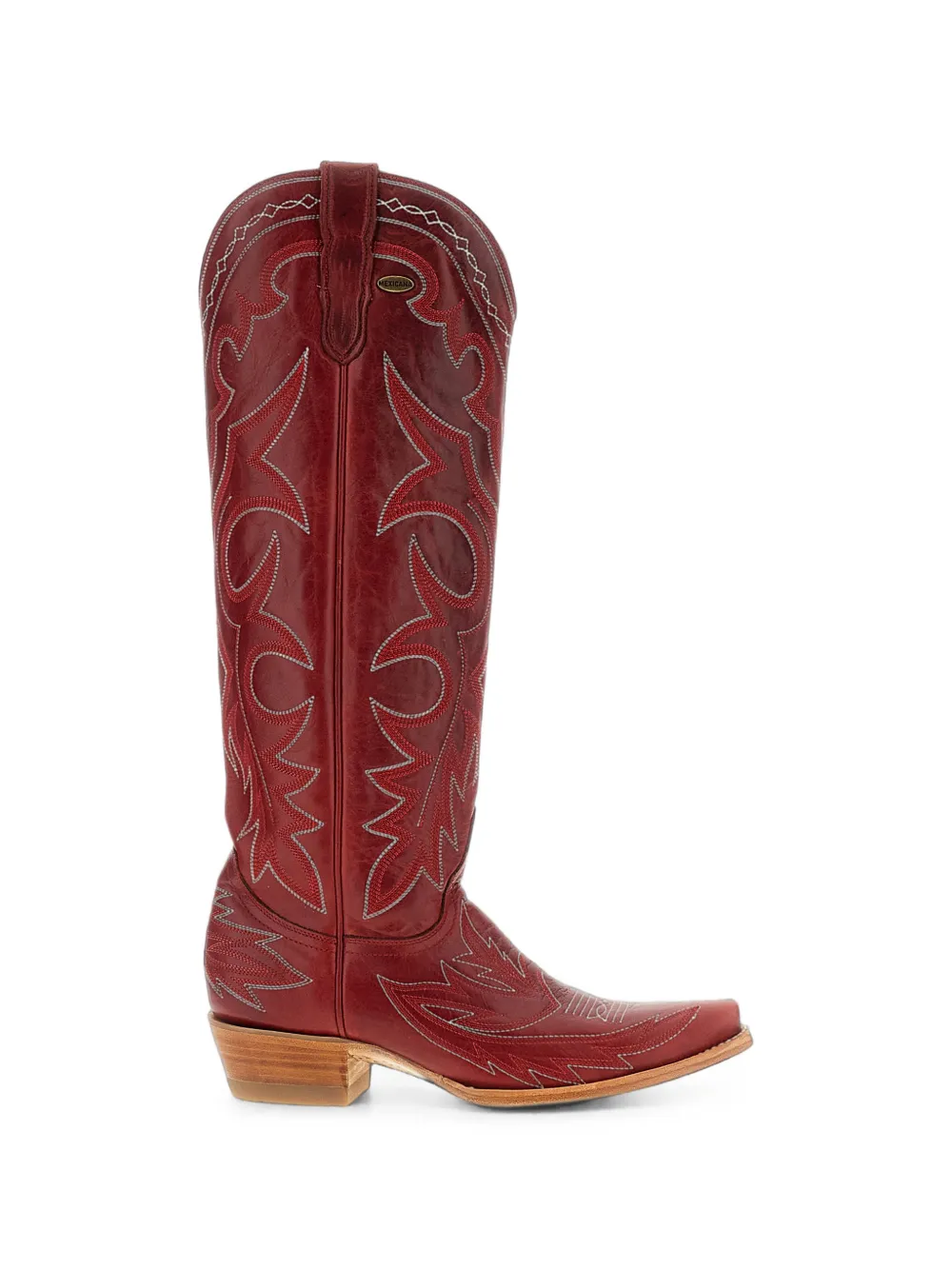Mexicana Fantasia 17 Embroidered Leather Boots In Multi