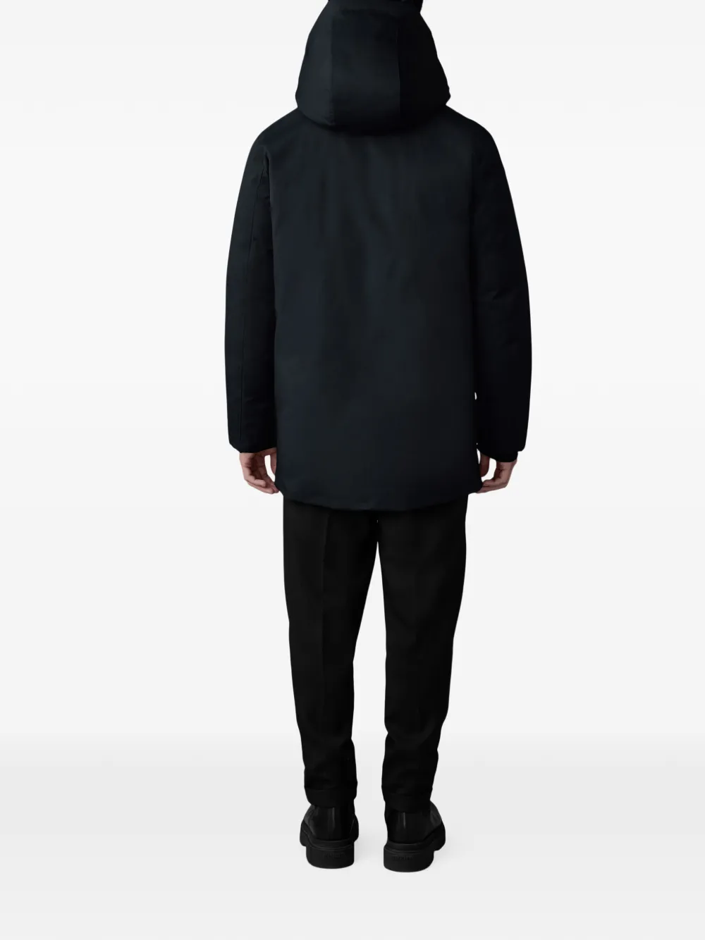 Mackage Sullivan-Z gewatteerde jas met capuchon Zwart