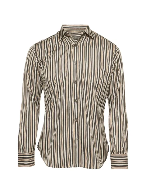 Ferragamo Pre-Owned striped button-down shirt