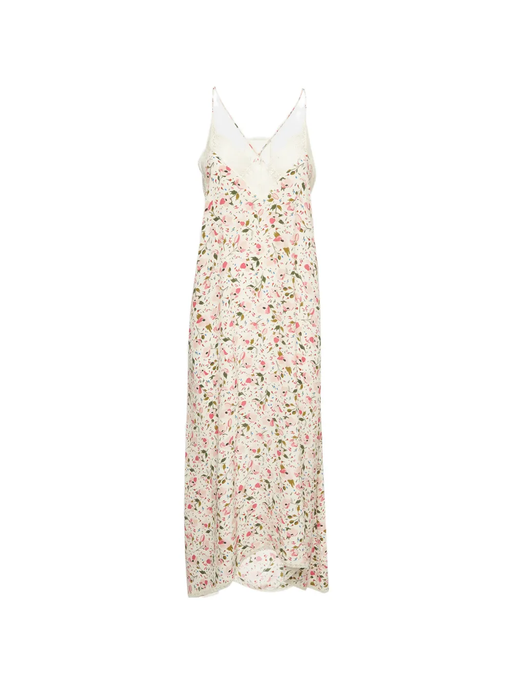 Zadig&Voltaire robe à finitions en dentelle - Tons neutres Zadig&Voltaire robe à finitions en dentelle - Tons neutres