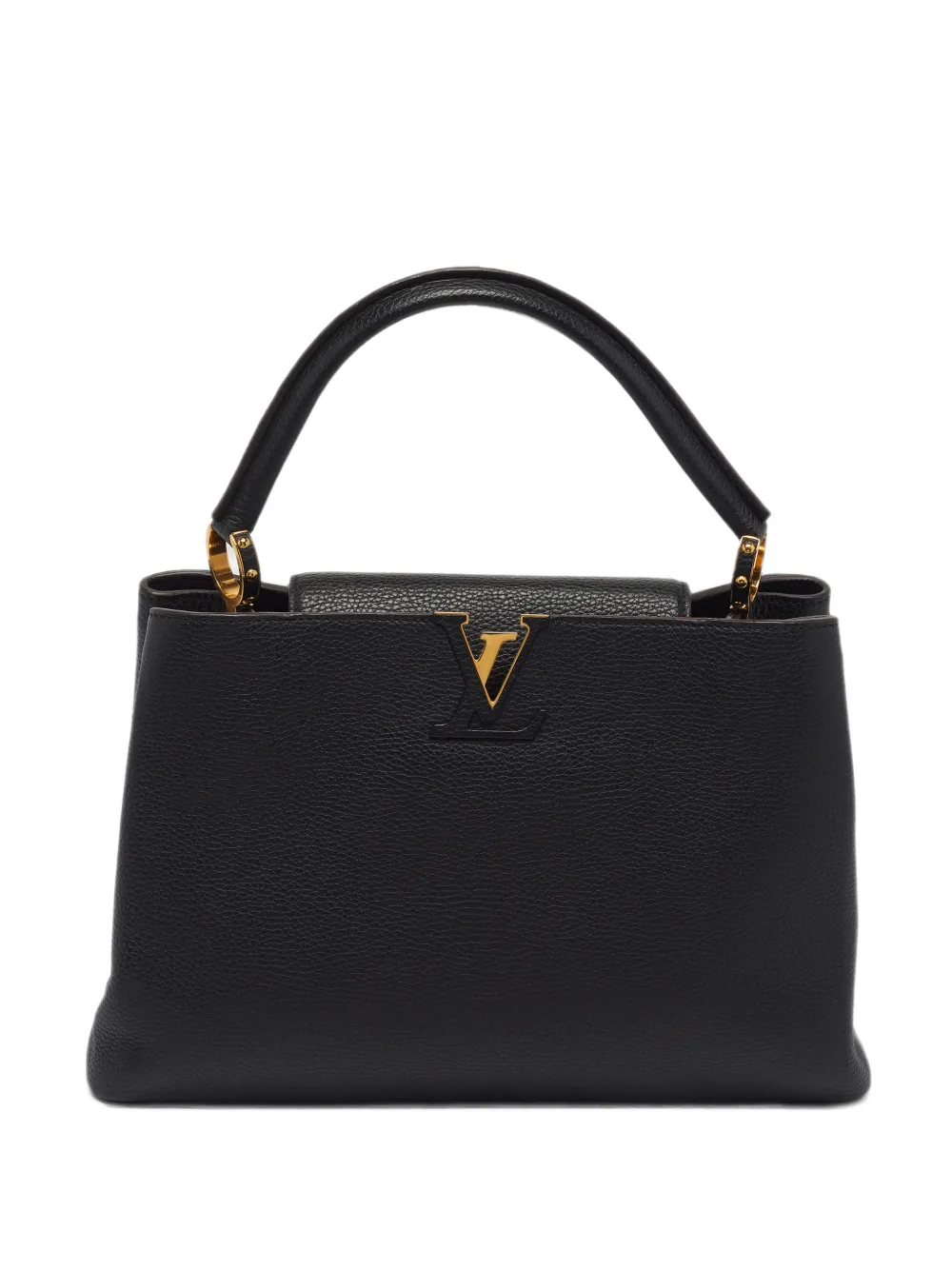 Louis Vuitton Pre-Owned 2014 MM Capucines handbag - Black